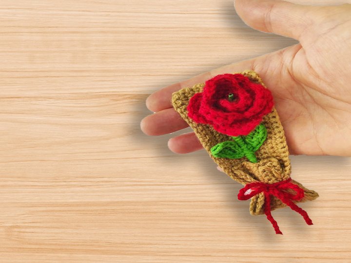 Häkelmuster Blumenstrauß – PDF + Videoanleitung