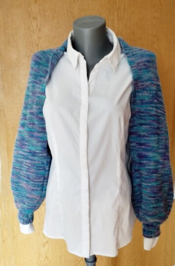 Ärmelschal gestrickt