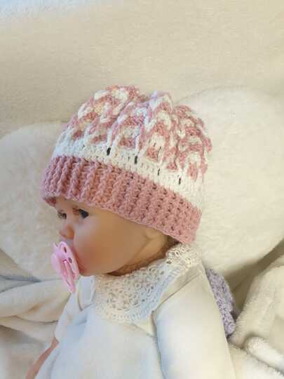 Crochet pattern hat with loop plait in all sizes and yarns (de/en)