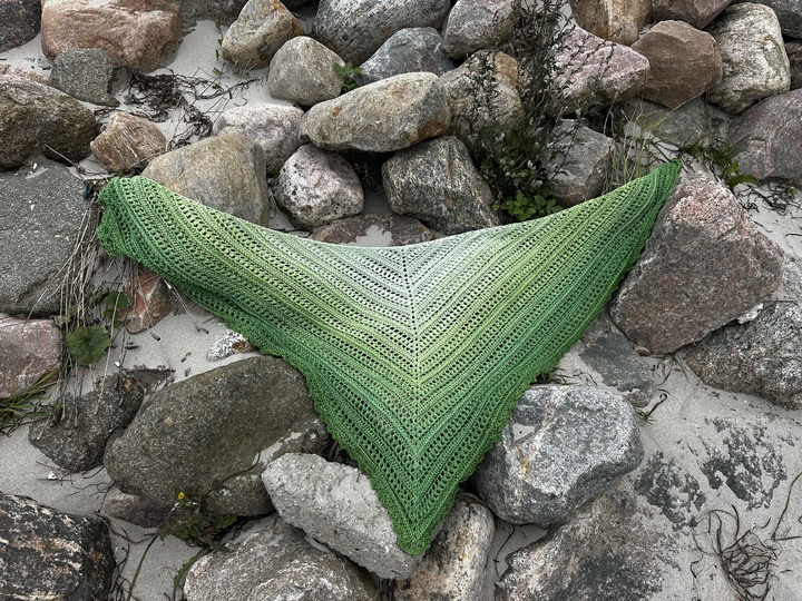 Boho Dreieckstuch „Matcha“