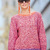 Pulli mit quergestrickter Passe