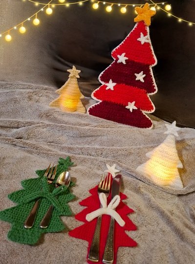 Häkelanleitung 3 in 1 Weihnachtsset