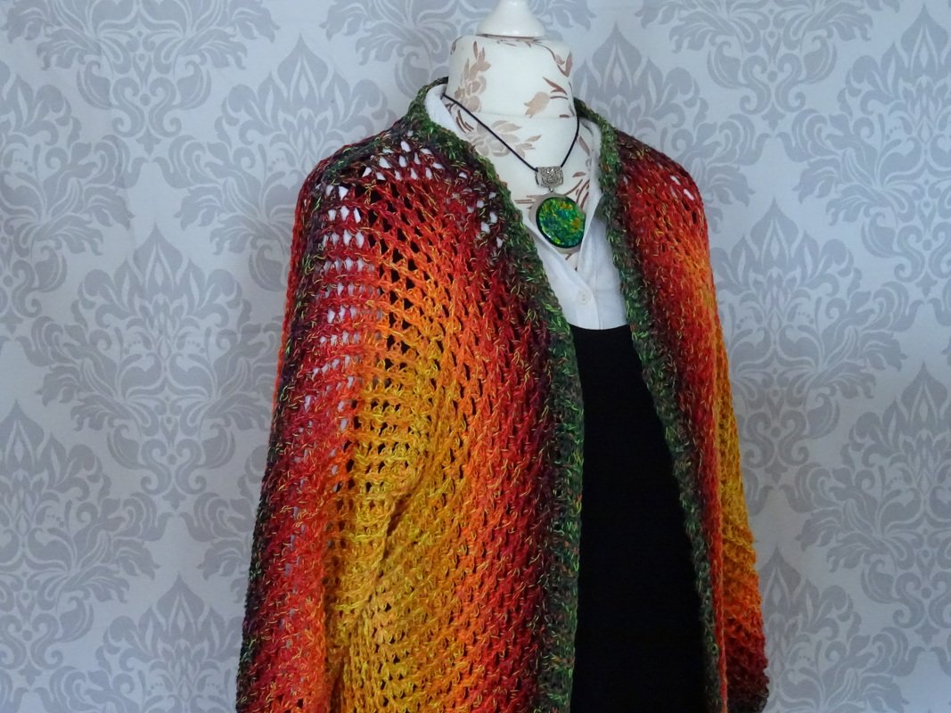 Hexagon-Jacke "Herbstzauber" - Bild 3