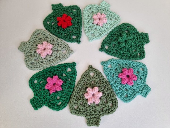 Granny-Tannenbaum häkeln PDF - Häkelanleitung für Weihnachtsdeko