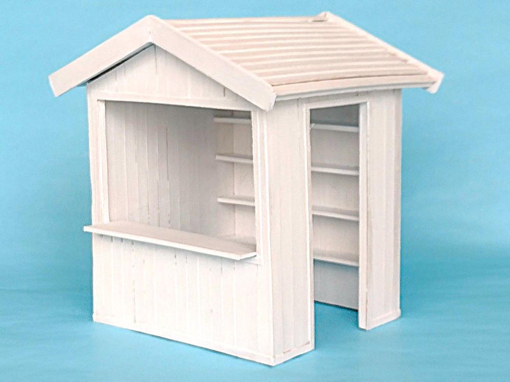 Bastelanleitung Miniatur-Marktstand 2