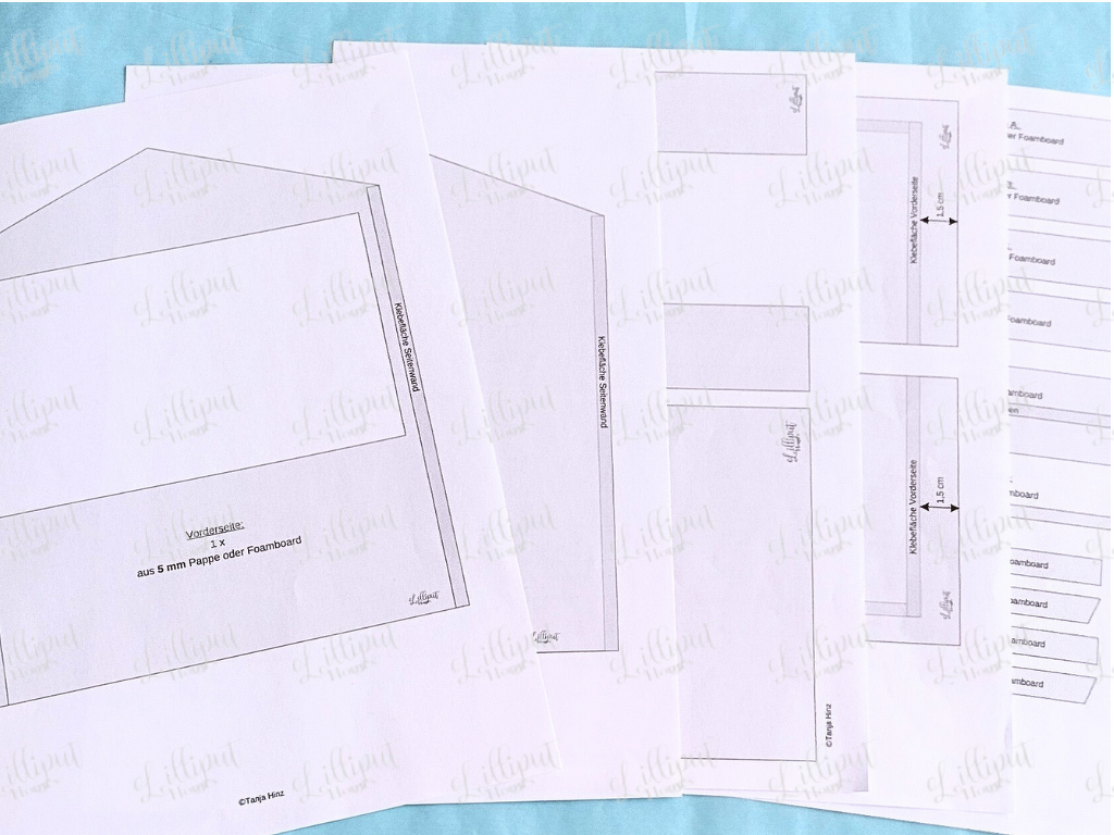 Bastelanleitung Miniatur-Marktstand 2 - Bild 7