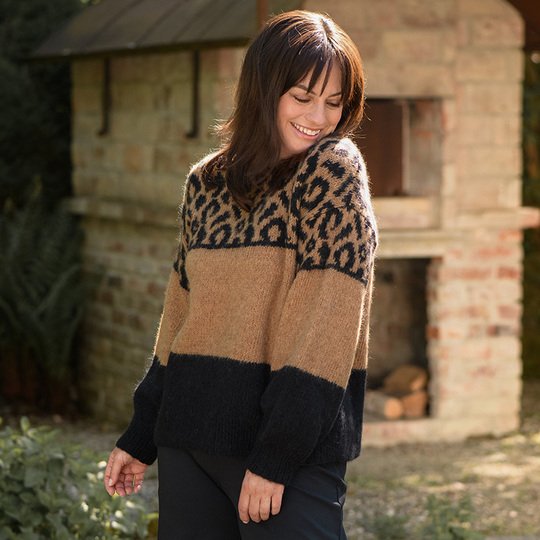 Strickanleitung Damenpullover "Irland" 766002