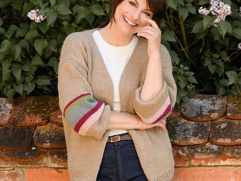 Strickanleitung Damenjacke "Toledo" 766005