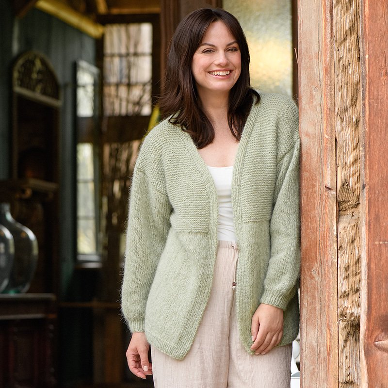 Strickanleitung Damenjacke "Nature Cotton" 766012 - Bild 2