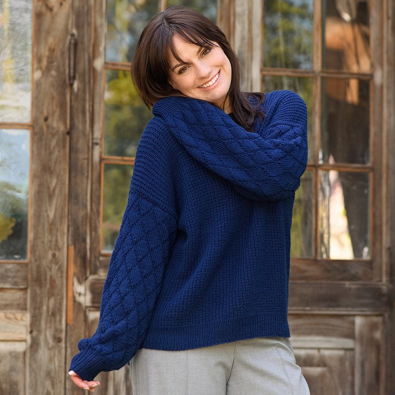 Strickanleitung Damenpullover "Milano" 766013