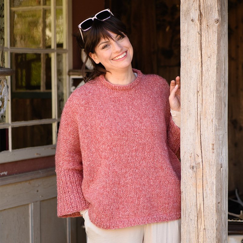 Strickanleitung Damenponchopullover "Hamina" 766015