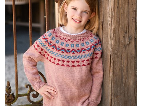 Strickanleitung Kinderpullover "Ideal" 766021