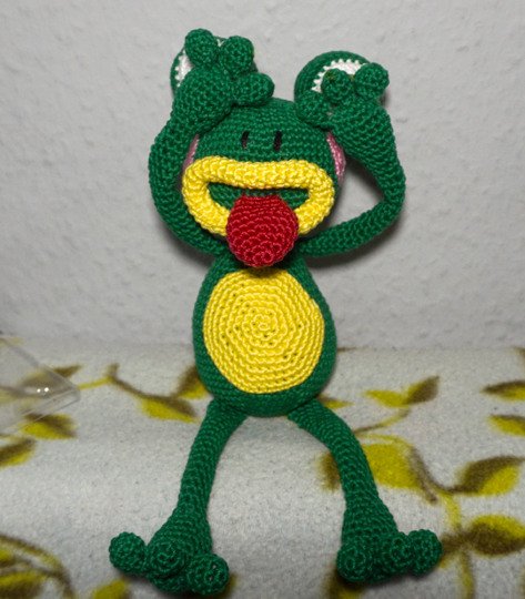 Häkelanleitung für den Frosch Karl