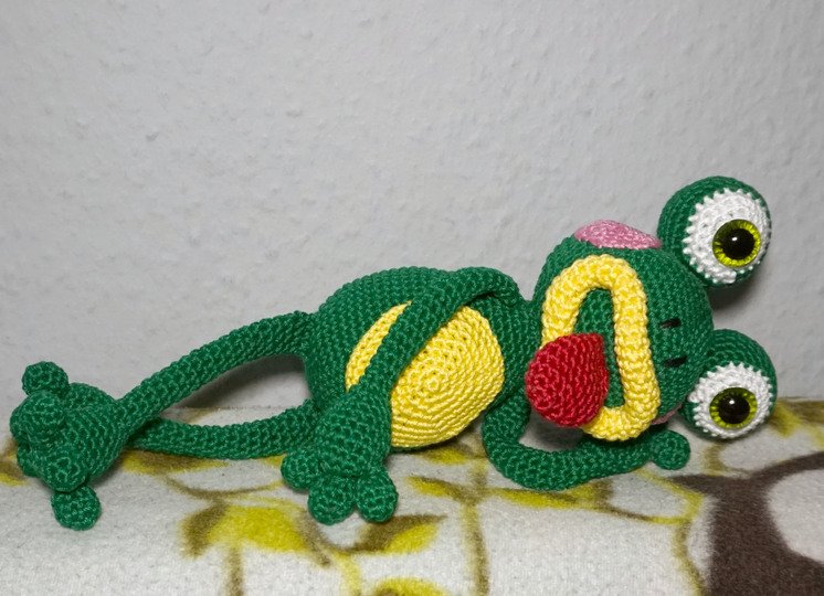 Häkelanleitung für den Frosch Karl