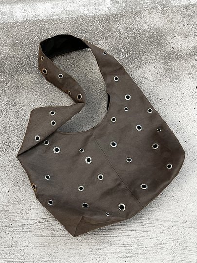 Hobo Bag Sewing Pattern PDF Ladies Unisex Suede Leather Faux Leather Bag