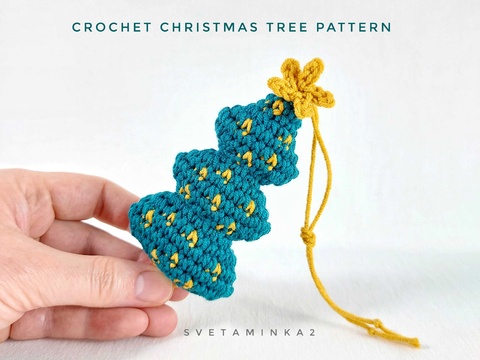 Crochet Christmas Tree Pattern Amigurumi | 3-in-1 Design, Quick Gift Idea