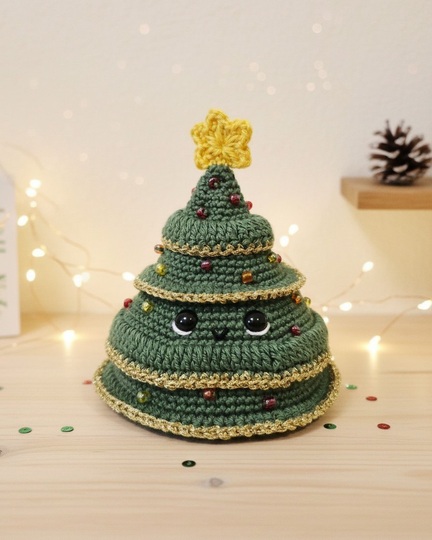PDF Häkelanleitung Amigurumi Weihnachtsbaum Temmi
