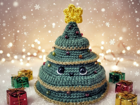 PDF Häkelanleitung Amigurumi Weihnachtsbaum Temmi
