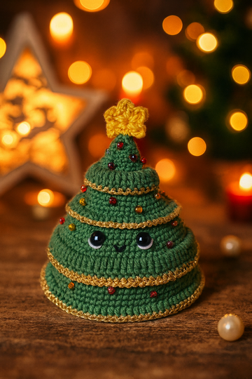PDF Häkelanleitung Amigurumi Weihnachtsbaum Temmi