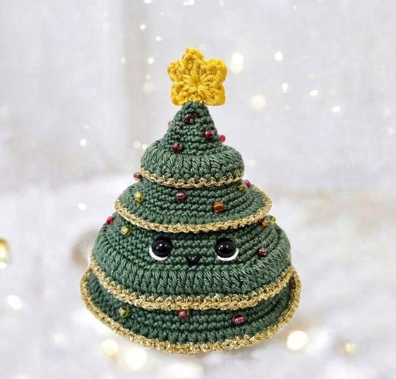 PDF Häkelanleitung Amigurumi Weihnachtsbaum Temmi