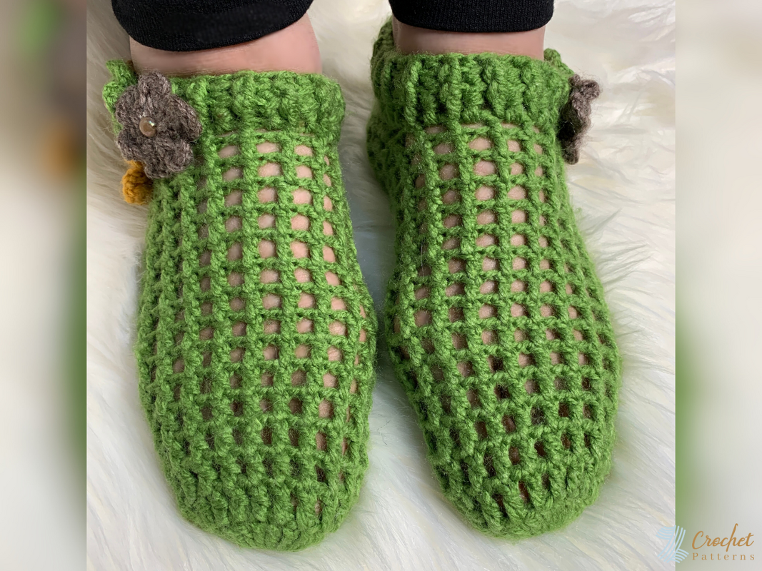 6 Cozy Slippers PDF Crochet Pattern Bundle - Image 3