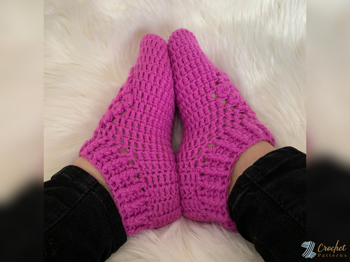 6 Cozy Slippers PDF Crochet Pattern Bundle