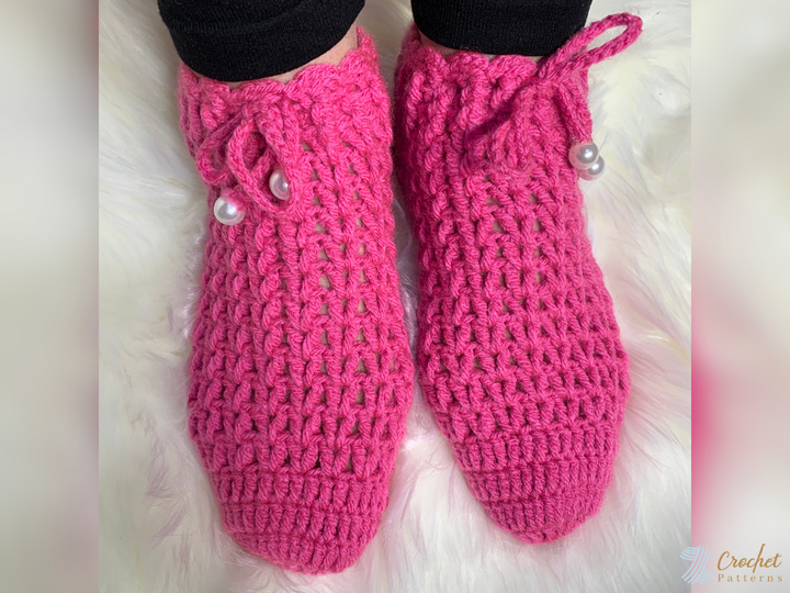 6 Cozy Slippers PDF Crochet Pattern Bundle