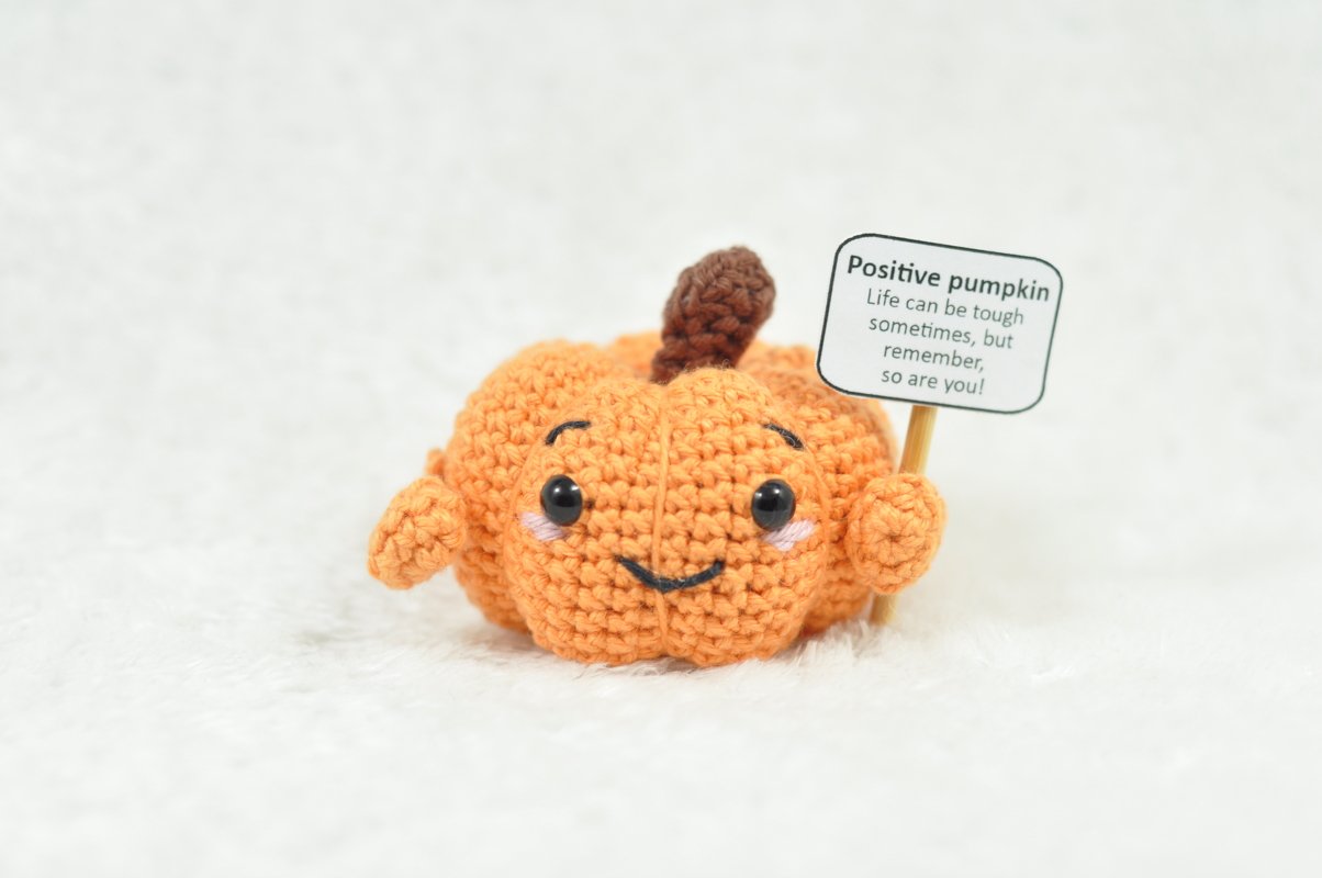 Crochet Pattern Positive Pumpkin - Image 4
