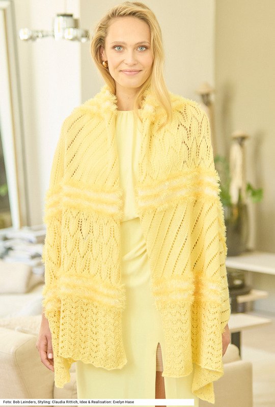 Tuch mit Ajourmustermix - Bild 3