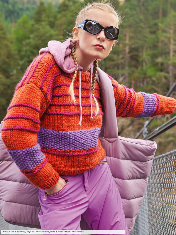 Pulli im Streifendesign