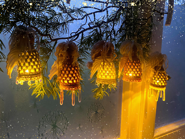 Crocheted Angel Lantern Pattern – Glowangel Christmas Ornament (PDF)