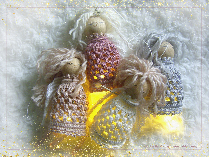 Crocheted Angel Lantern Pattern – Glowangel Christmas Ornament (PDF)