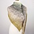 Knitting Pattern PDF Shawl – Easy Asymmetrical Triangle Lace Wrap