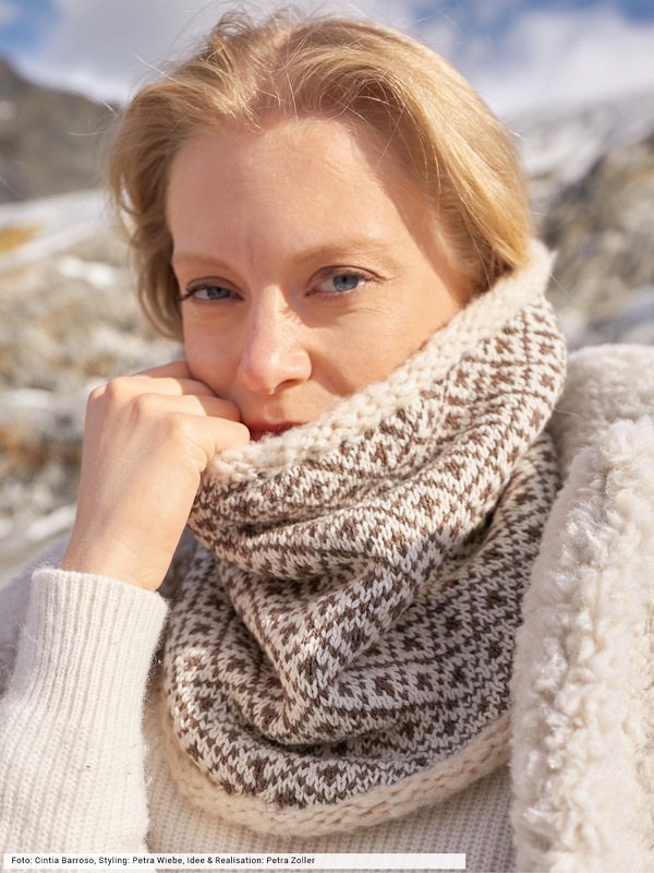 Loop im Rautenmuster