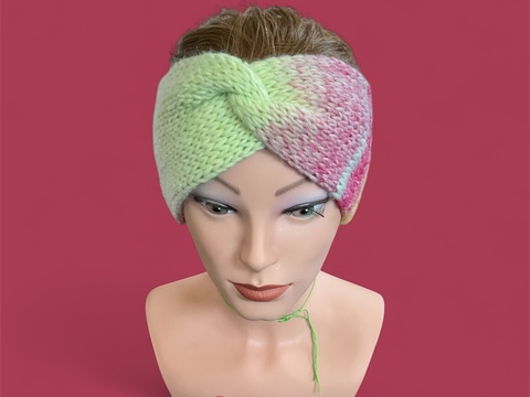 Strickanleitung für ein dekoratives Stirnband