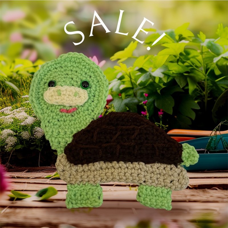 Häkelanleitung Applikation Schildkröte - Bild 3