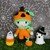 Felton in Pumpkin Costume- Crochet Pattern- English