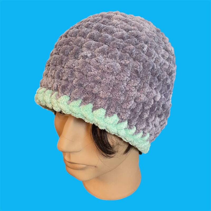 Häkelanleitung Flauschmütze aus MyBoshi Samt XL - für Anfänger - Bild 4