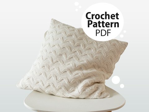 Crochet Pattern for a Sandy Beach Pillowcase