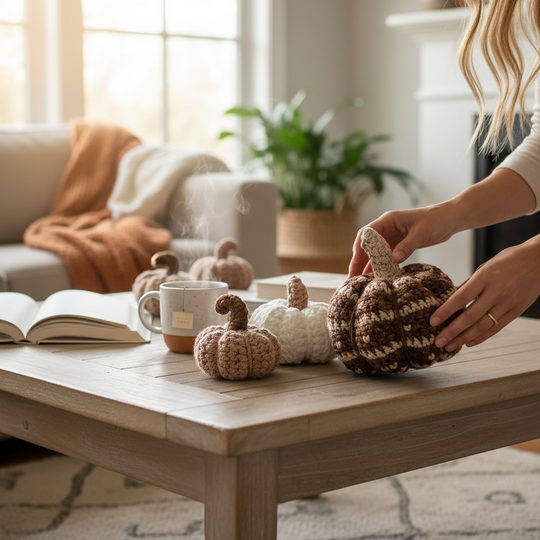 Häkelanleitung Herzchenkürbis - für Anfänger geeignet