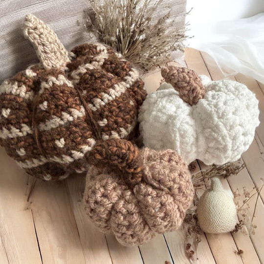 Häkelanleitung Herzchenkürbis - für Anfänger geeignet