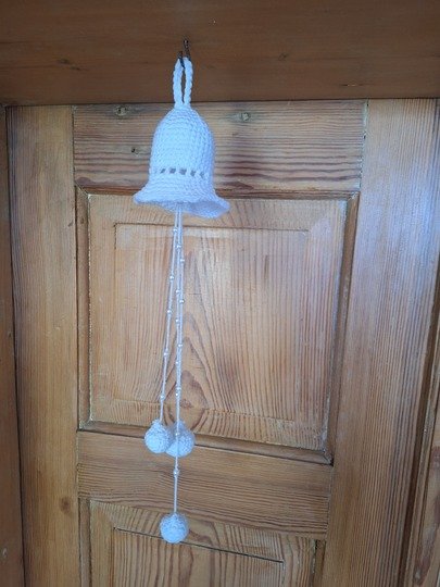 Häkelanleitung Fenster - Türdekoration  Glocke