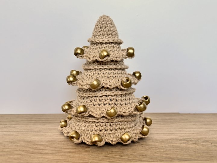 No Sew Crochet Christmas Tree,  Holiday Decor, Xmas Tree Crochet Pattern