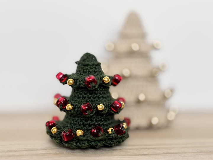 No Sew Crochet Christmas Tree,  Holiday Decor, Xmas Tree Crochet Pattern