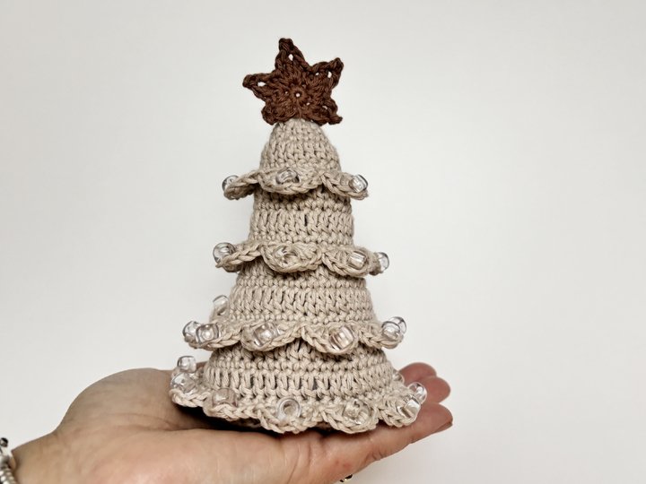 No-sew Crochet Christmas Tree Pattern, Holiday Decor, Xmas Tree, Winterdeco