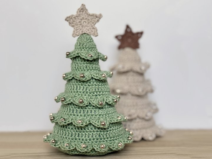 No-sew Crochet Christmas Tree Pattern, Holiday Decor, Xmas Tree, Winterdeco