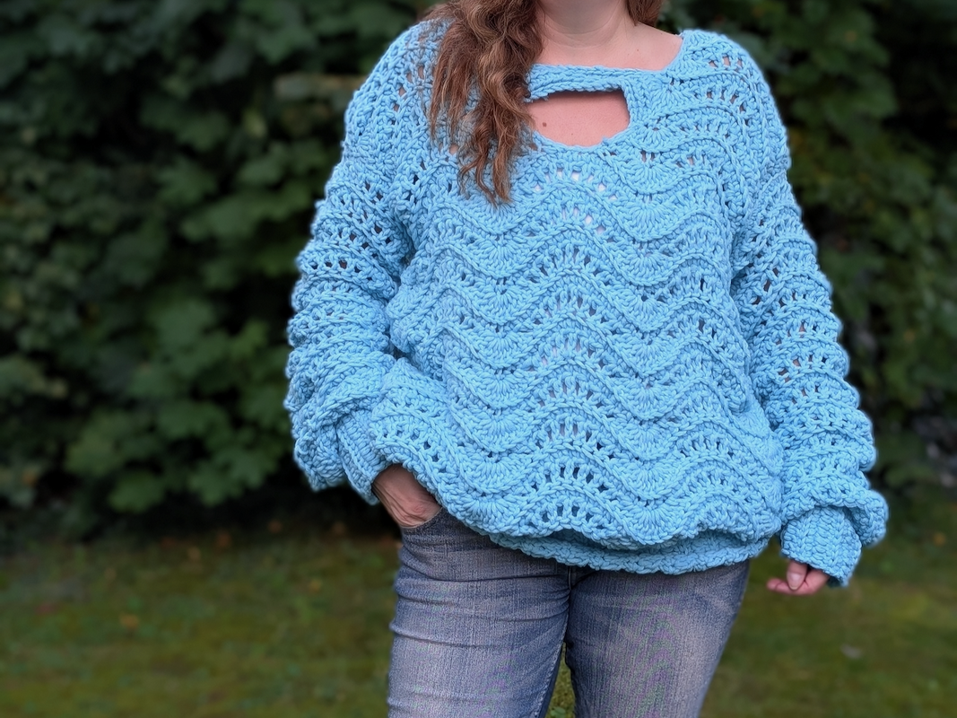 Häkelanleitung Oversize-Sweater "Cloud" - Bild 9