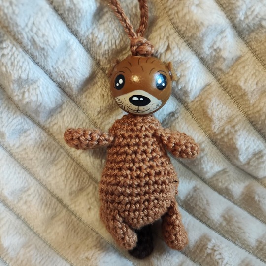 Crochet pattern: Beaver worm