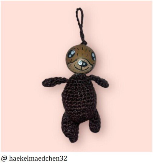 Crochet pattern: Beaver worm