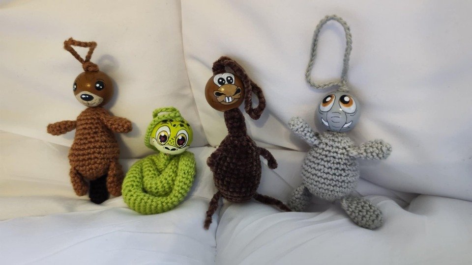 Crochet pattern bundle: Worm Zoo – Part 1